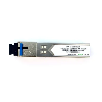 SFP-модуль WDM, 1.25 G, 3 км, TX 1310 нм, RX 1550 нм, SC DDM