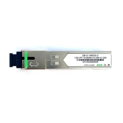 SFP-модуль WDM, 1.25 G, 3 км, TX 1550 нм, RX 1310 нм, SC DDM